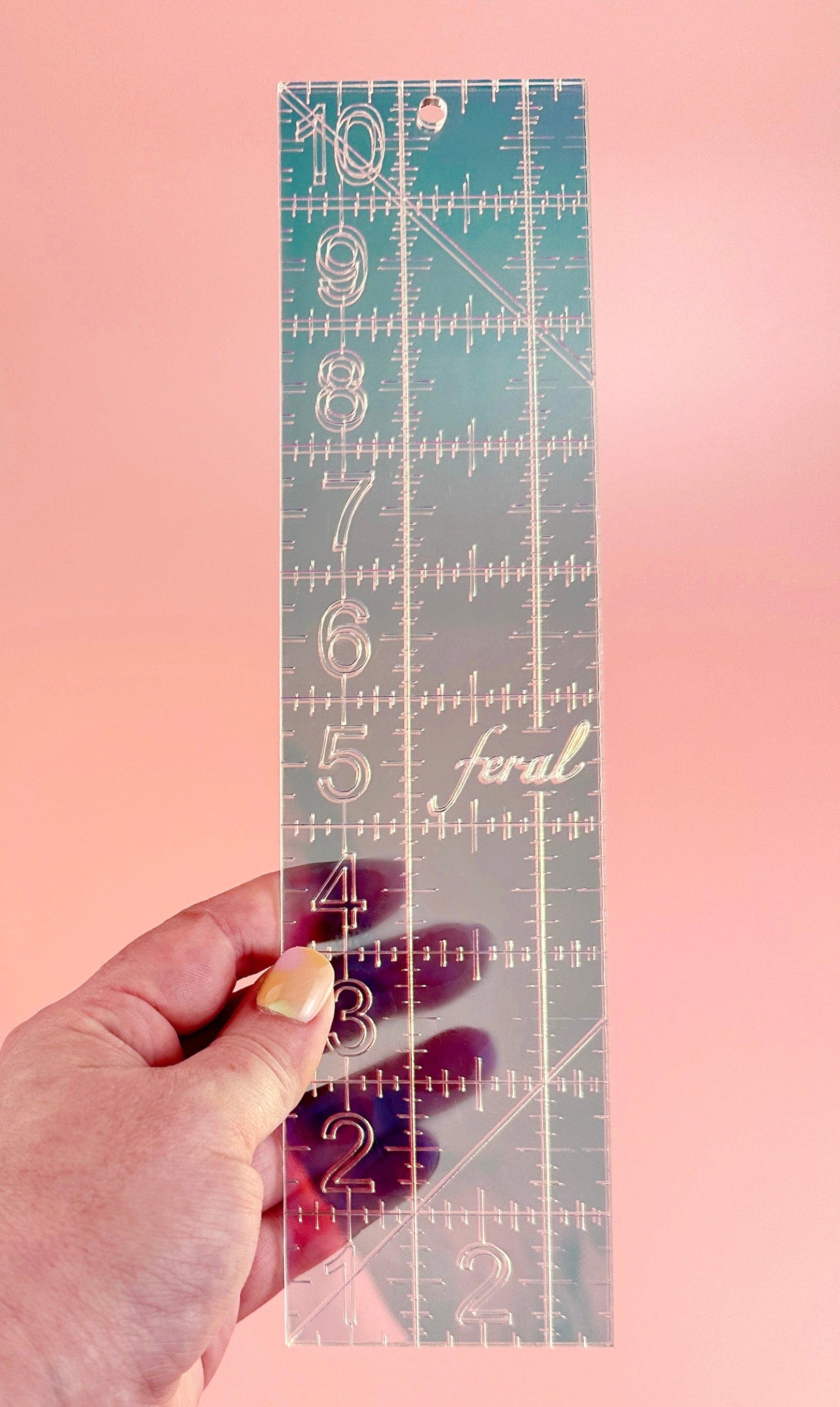 2.5 by 10 in Quilting Ruler