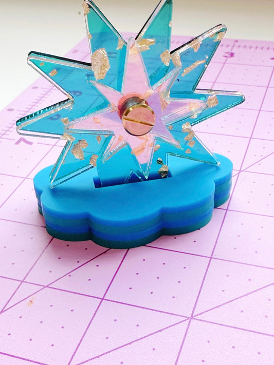 Star and cloud thread cutter