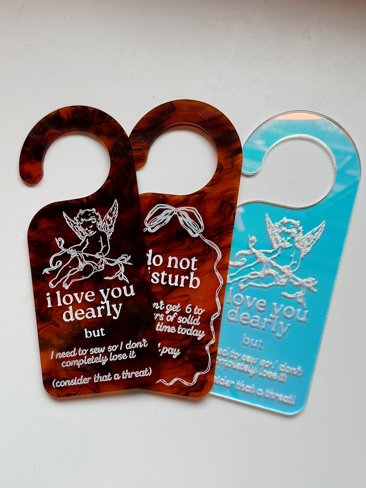 Cherub door hanger