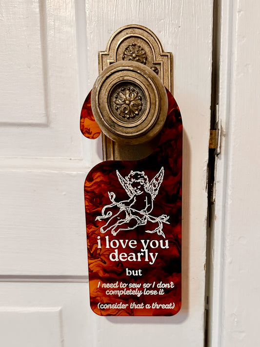 Cherub door hanger