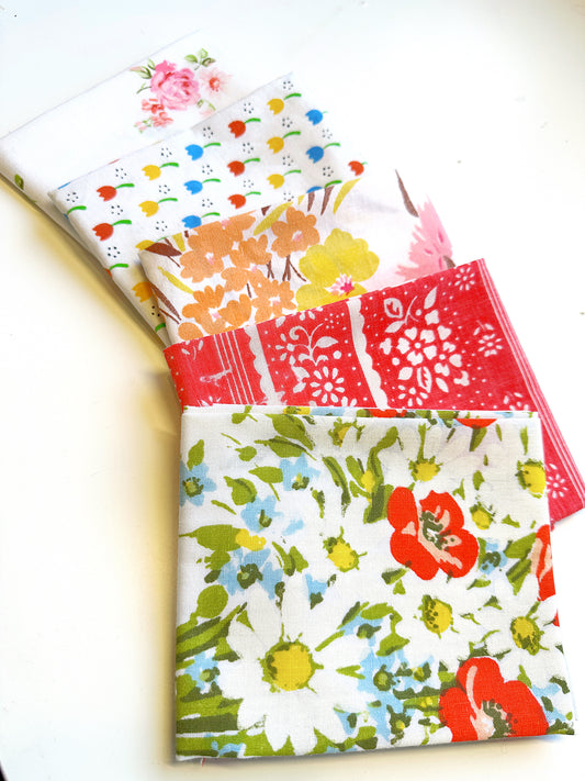 vintage sheet fat quarter bundle 4