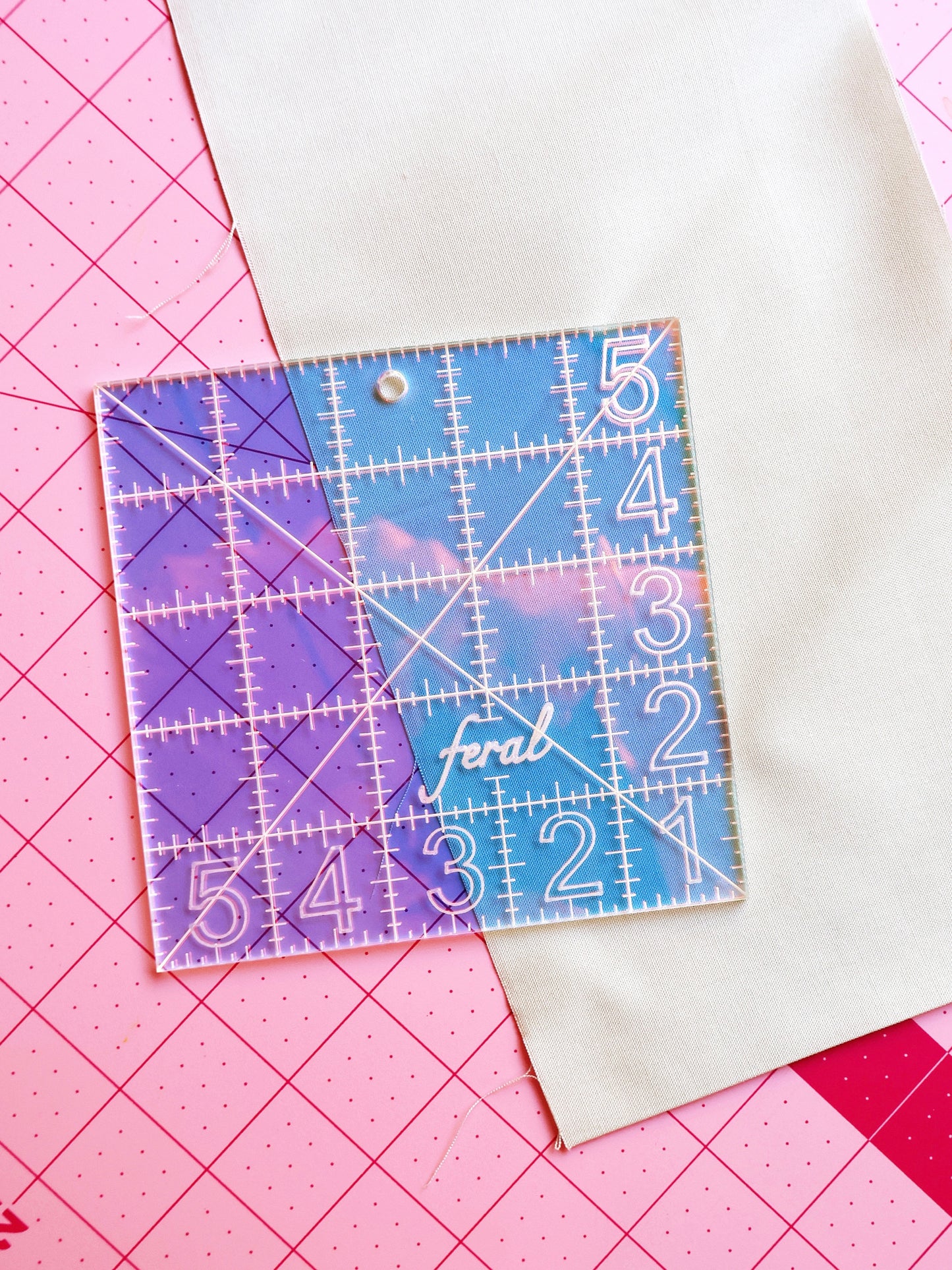 Charm square ruler