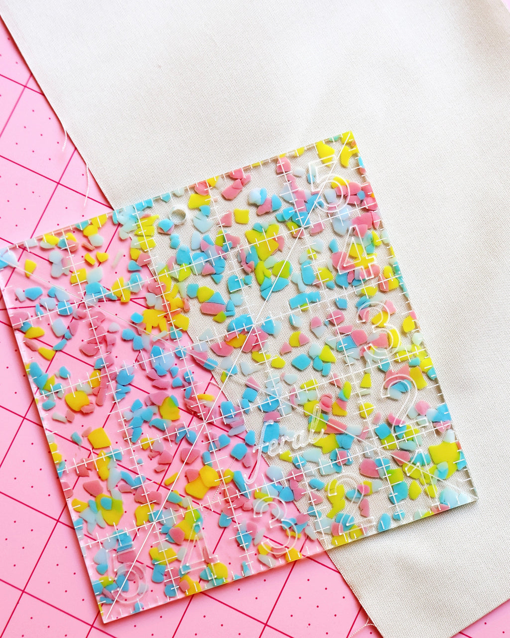 Charm square ruler