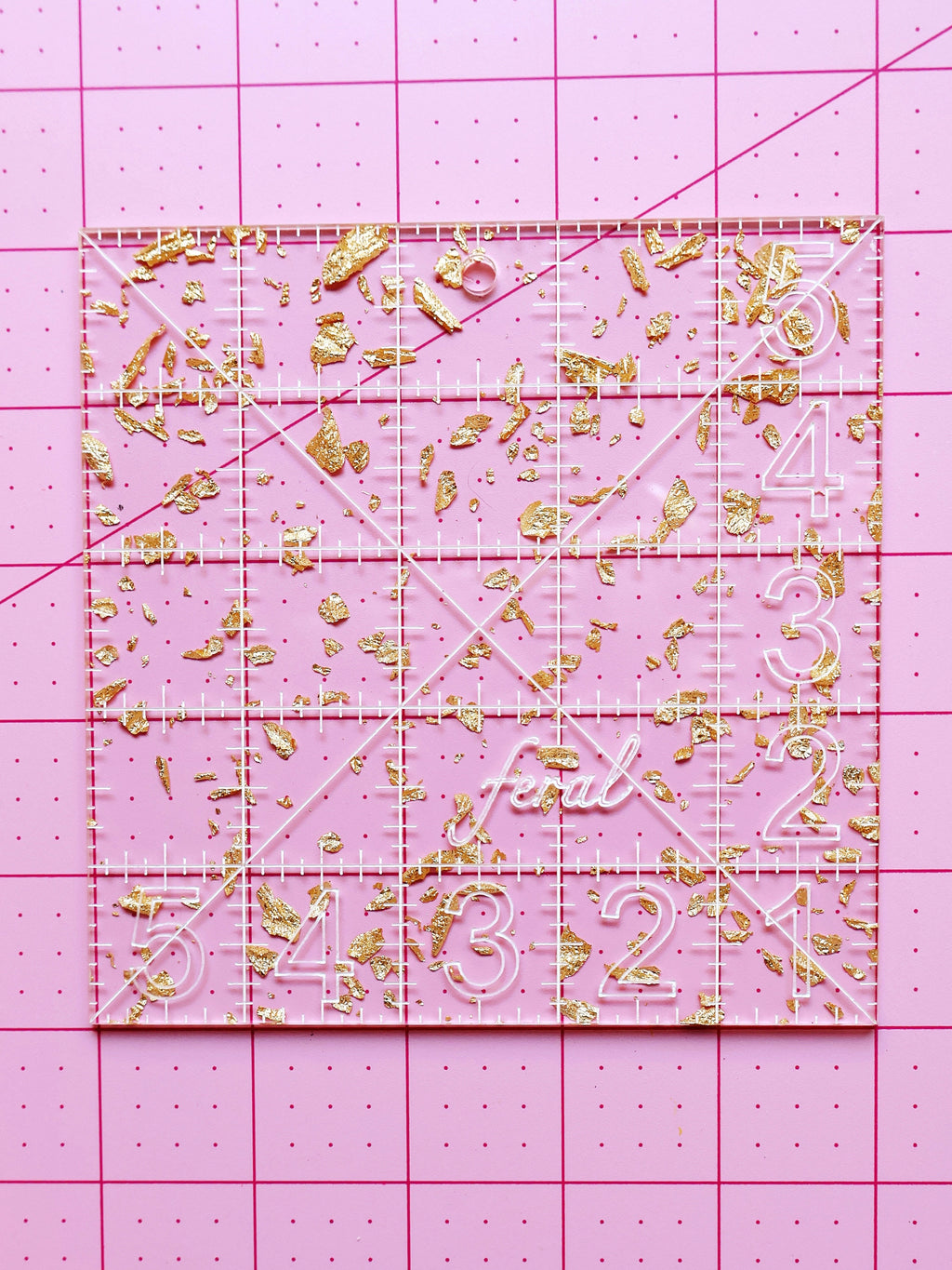 Charm square ruler