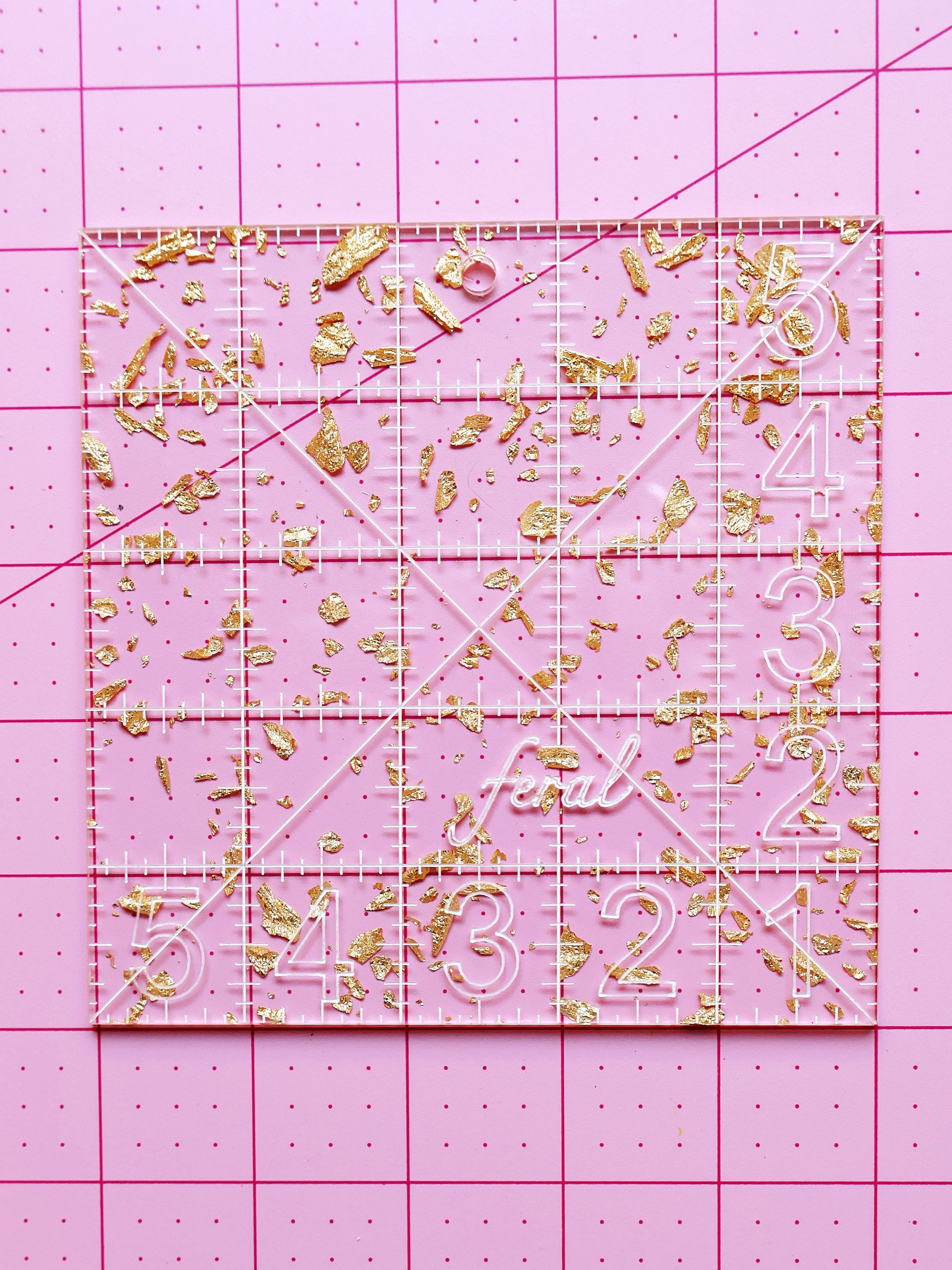 Charm square ruler