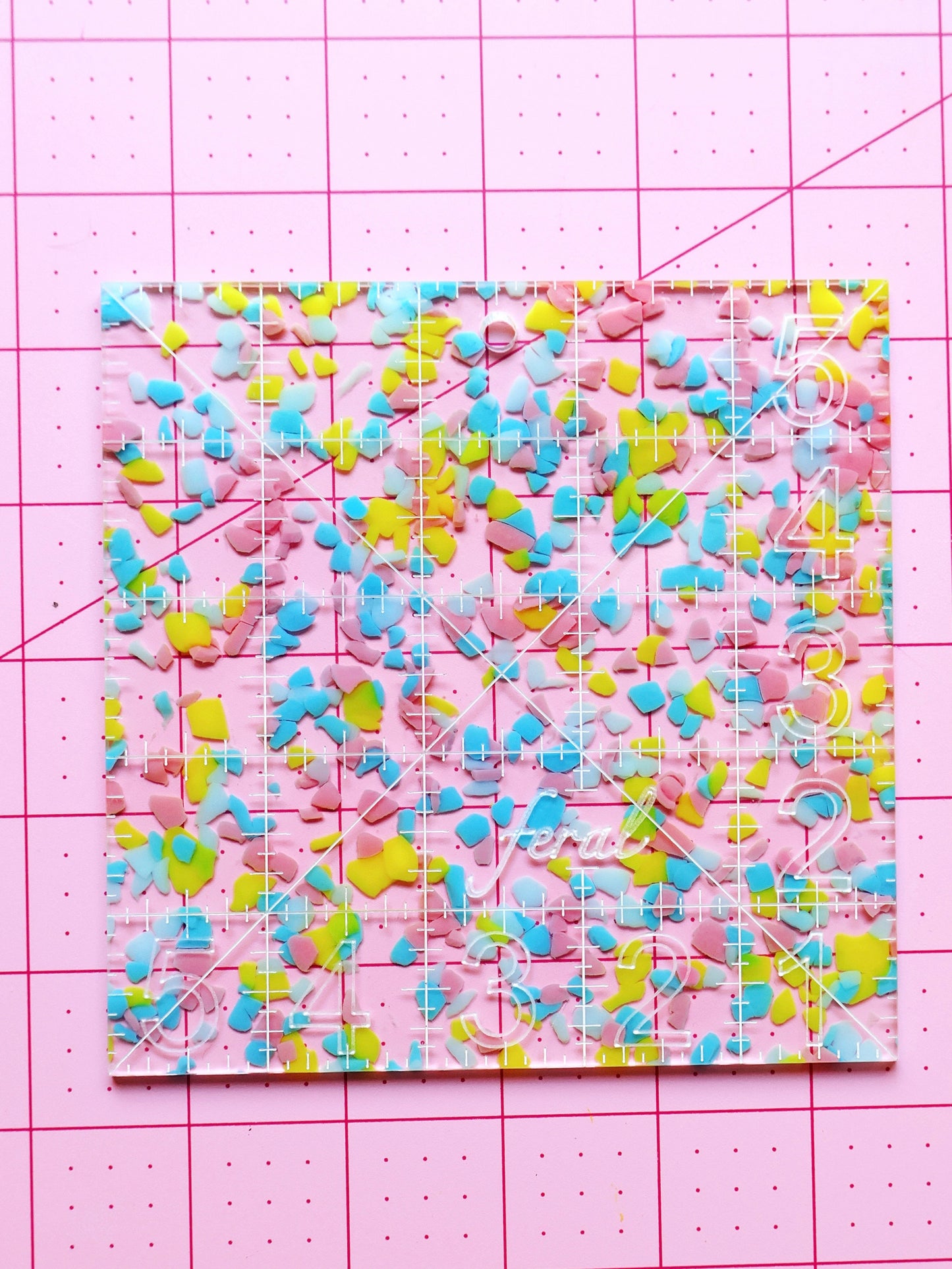 Charm square ruler