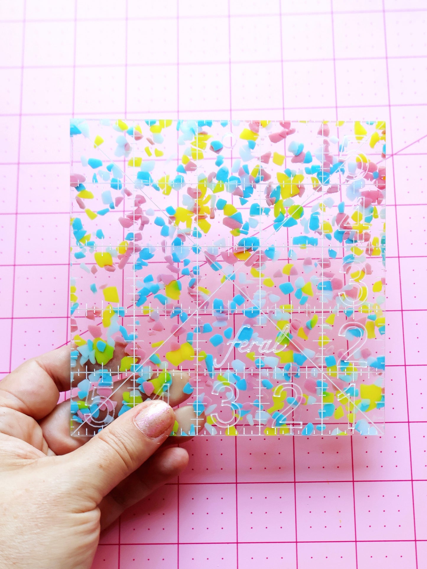 Charm square ruler