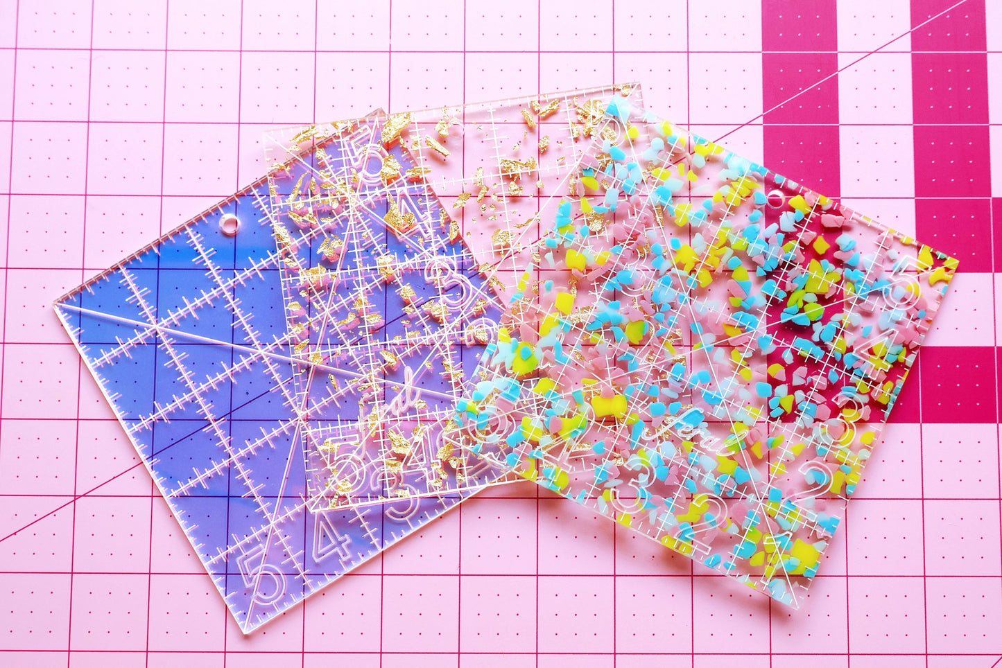 Charm square ruler