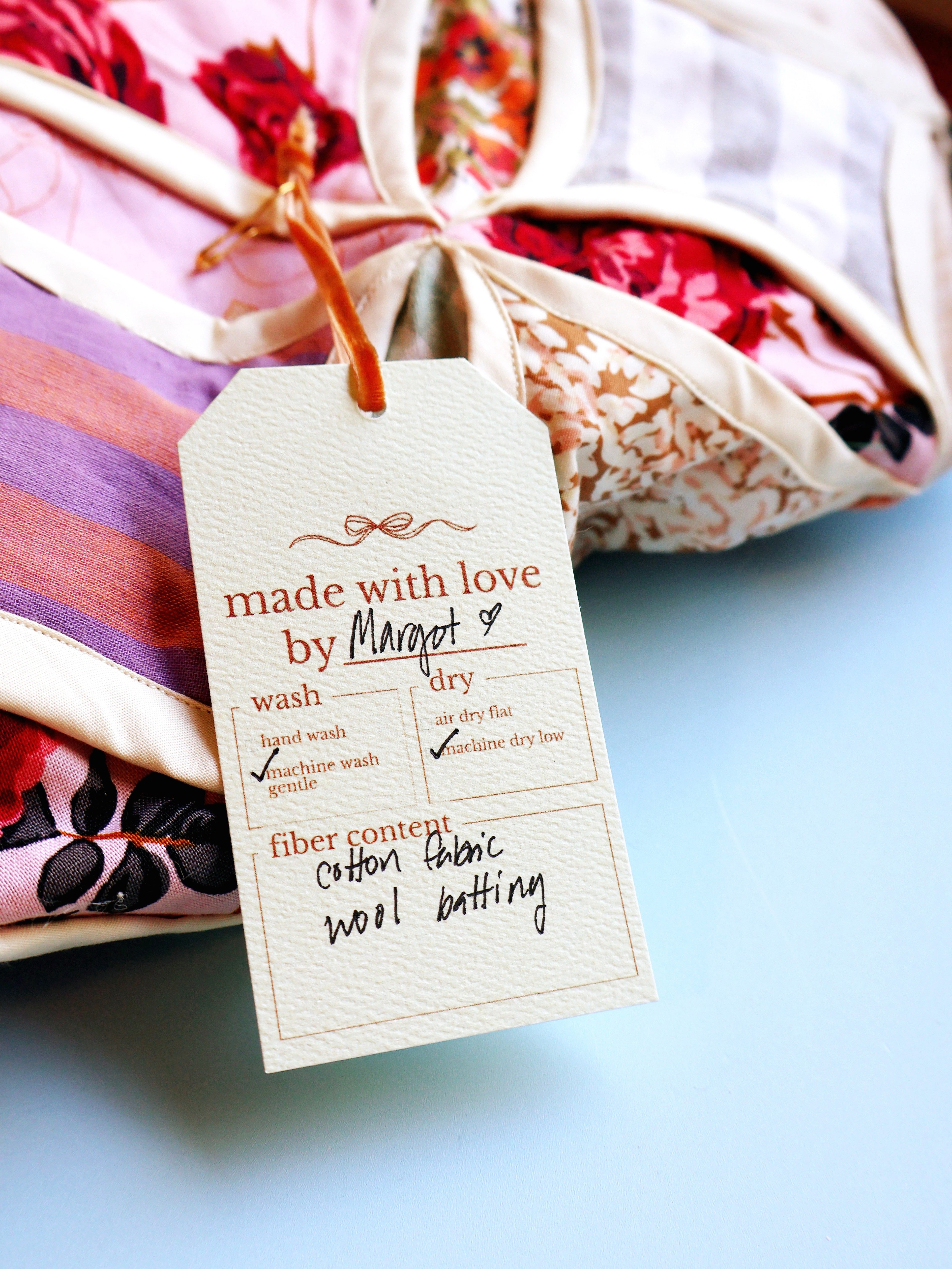 Handmade gift tags