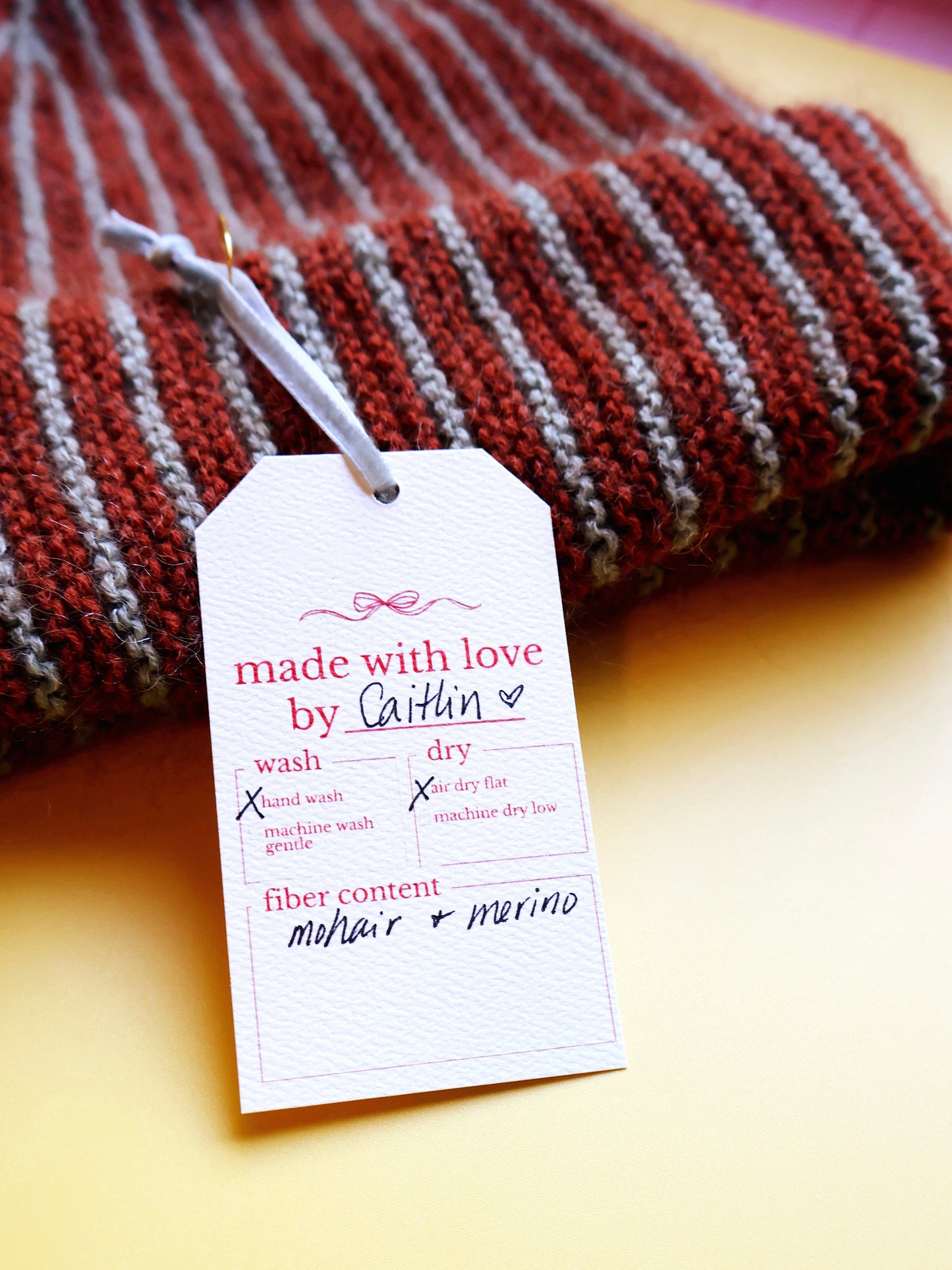 Handmade gift tags