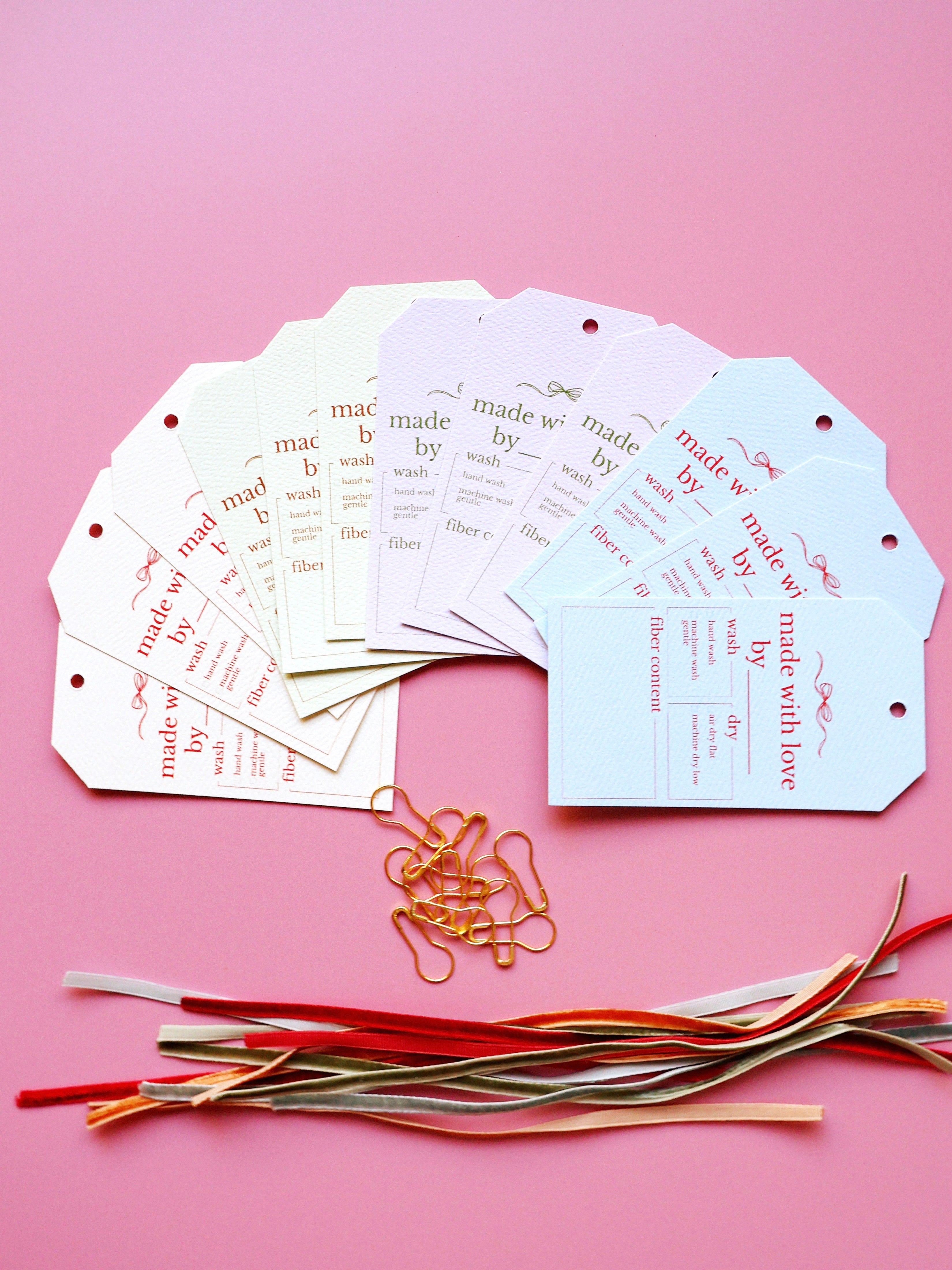 Handmade gift tags