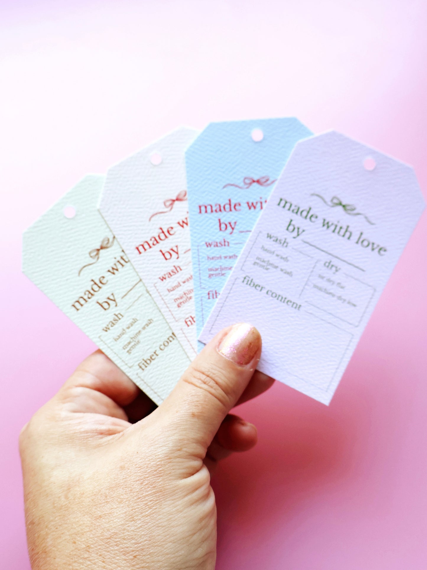 Handmade gift tags