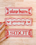 DIGITAL DOWNLOAD Smutty bookmarks cross stitch pattern