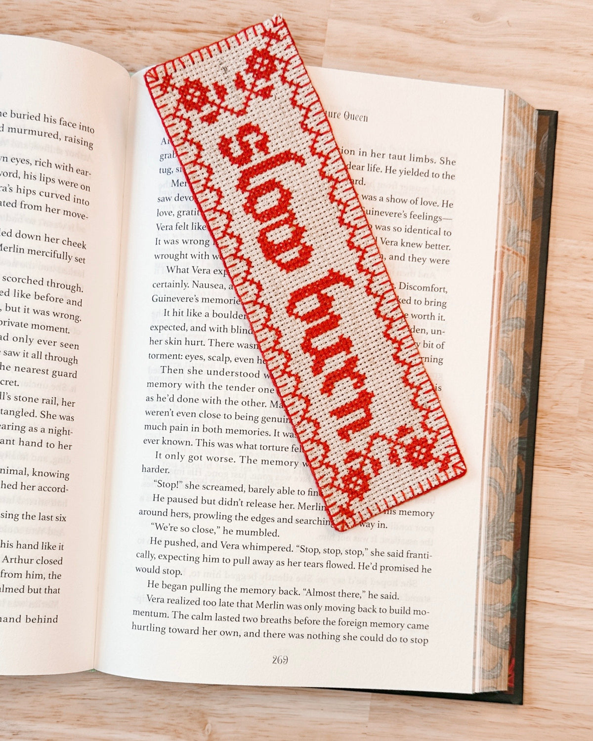 DIGITAL DOWNLOAD Smutty bookmarks cross stitch pattern
