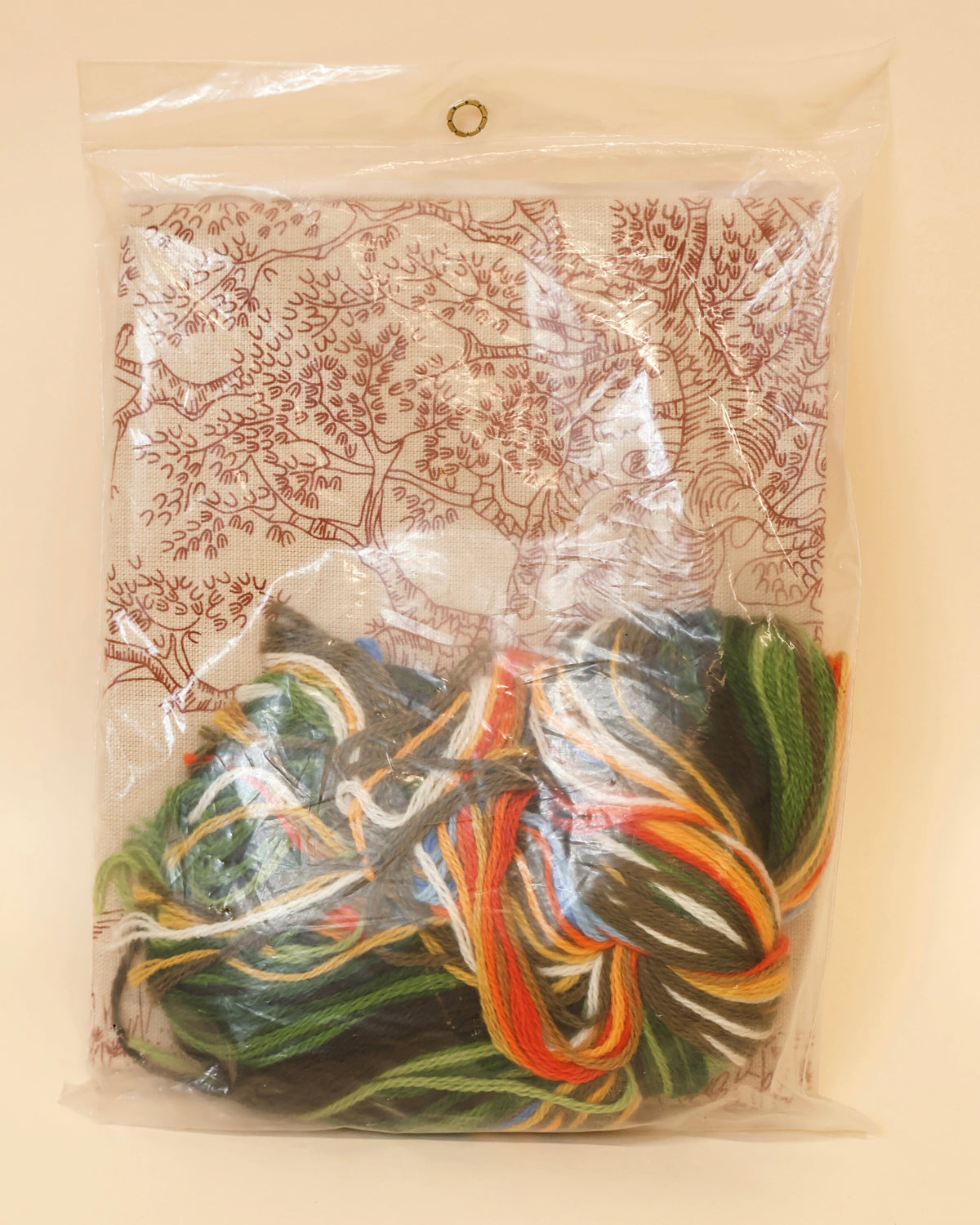 Vintage Oak Tree crewel embroidery kit