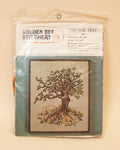 Vintage Oak Tree crewel embroidery kit