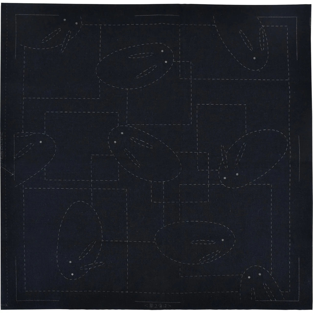 Black Rabbit Sashiko Sampler