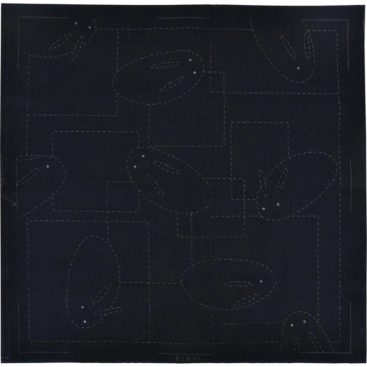 Black Rabbit Sashiko Sampler