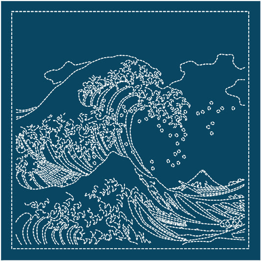 Great Wave Sashiko Sampler