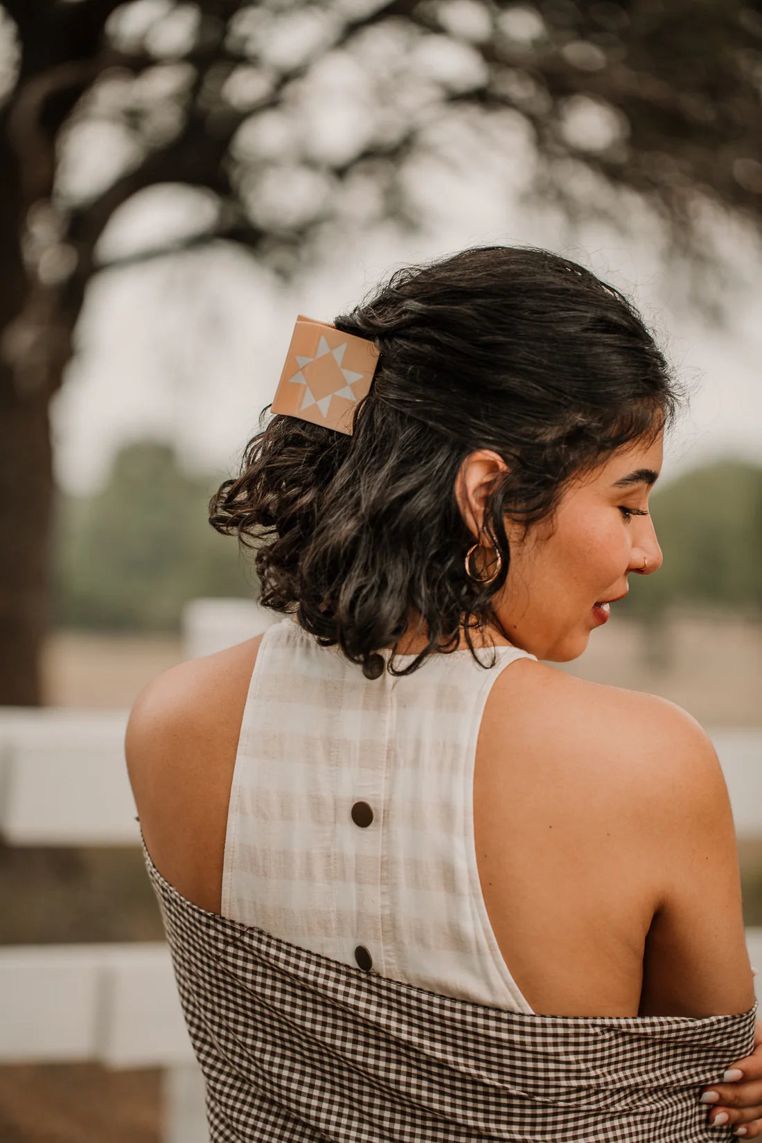 Butter Quilt Hair Claw