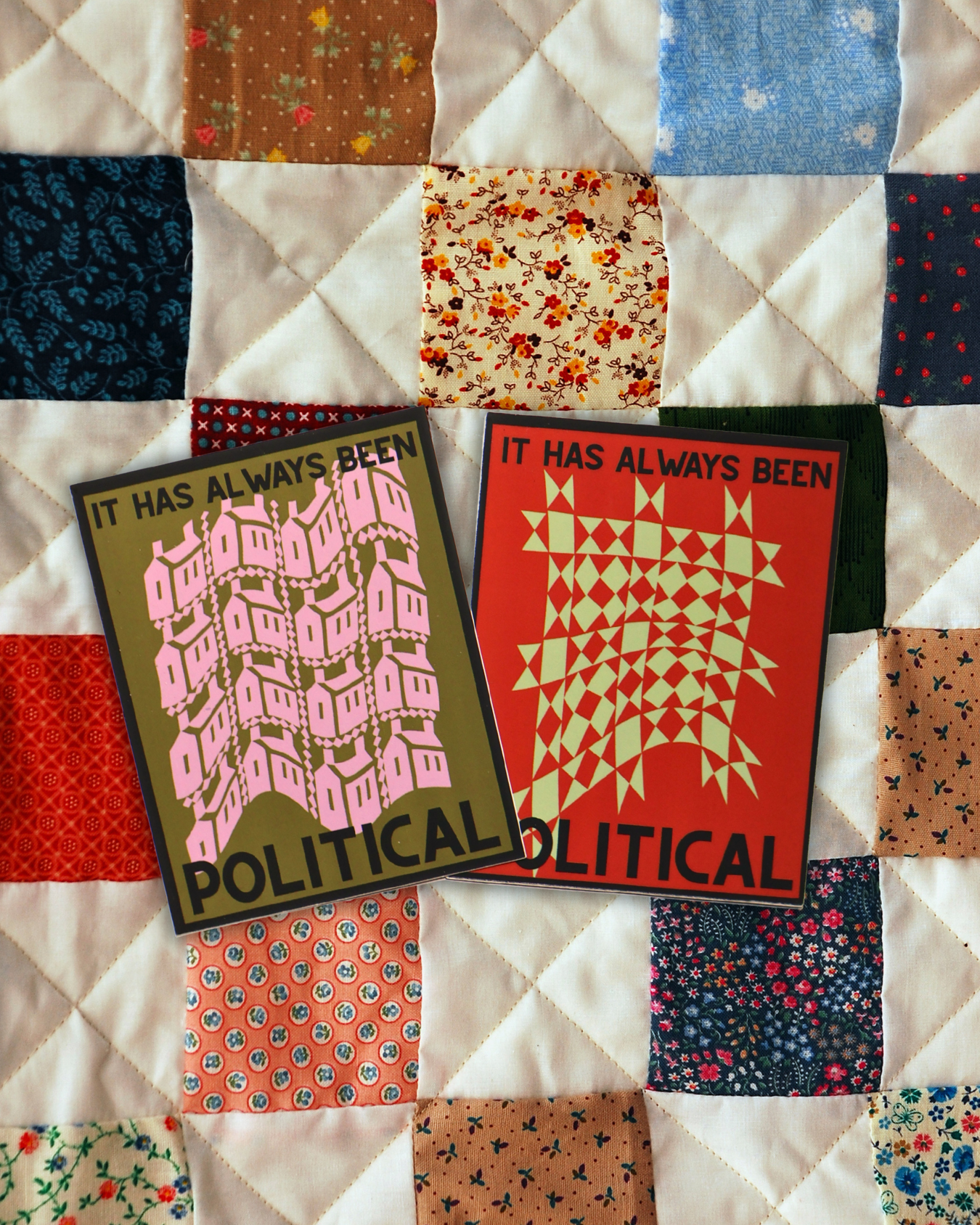 It has always been political sticker - red star