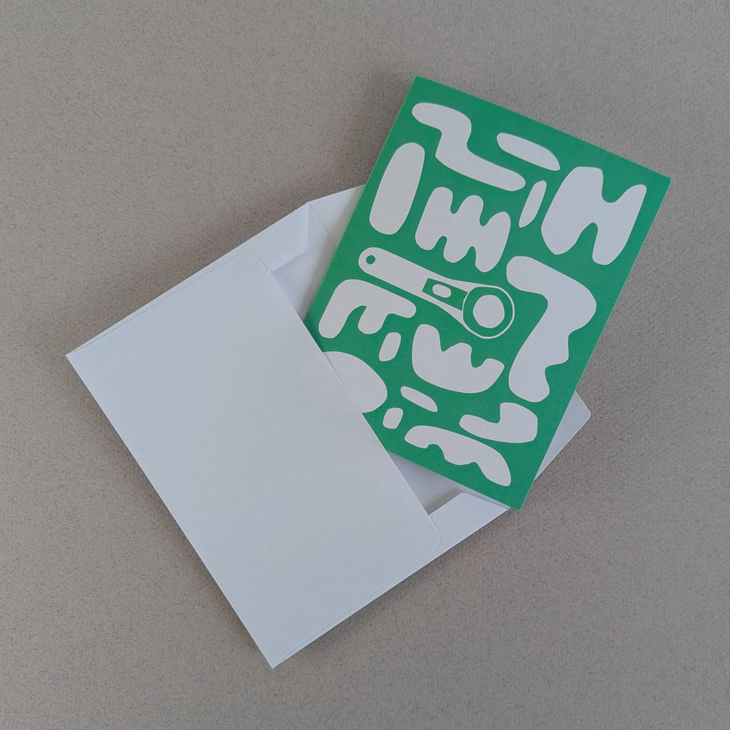 Rotary Cutter Greeting Card