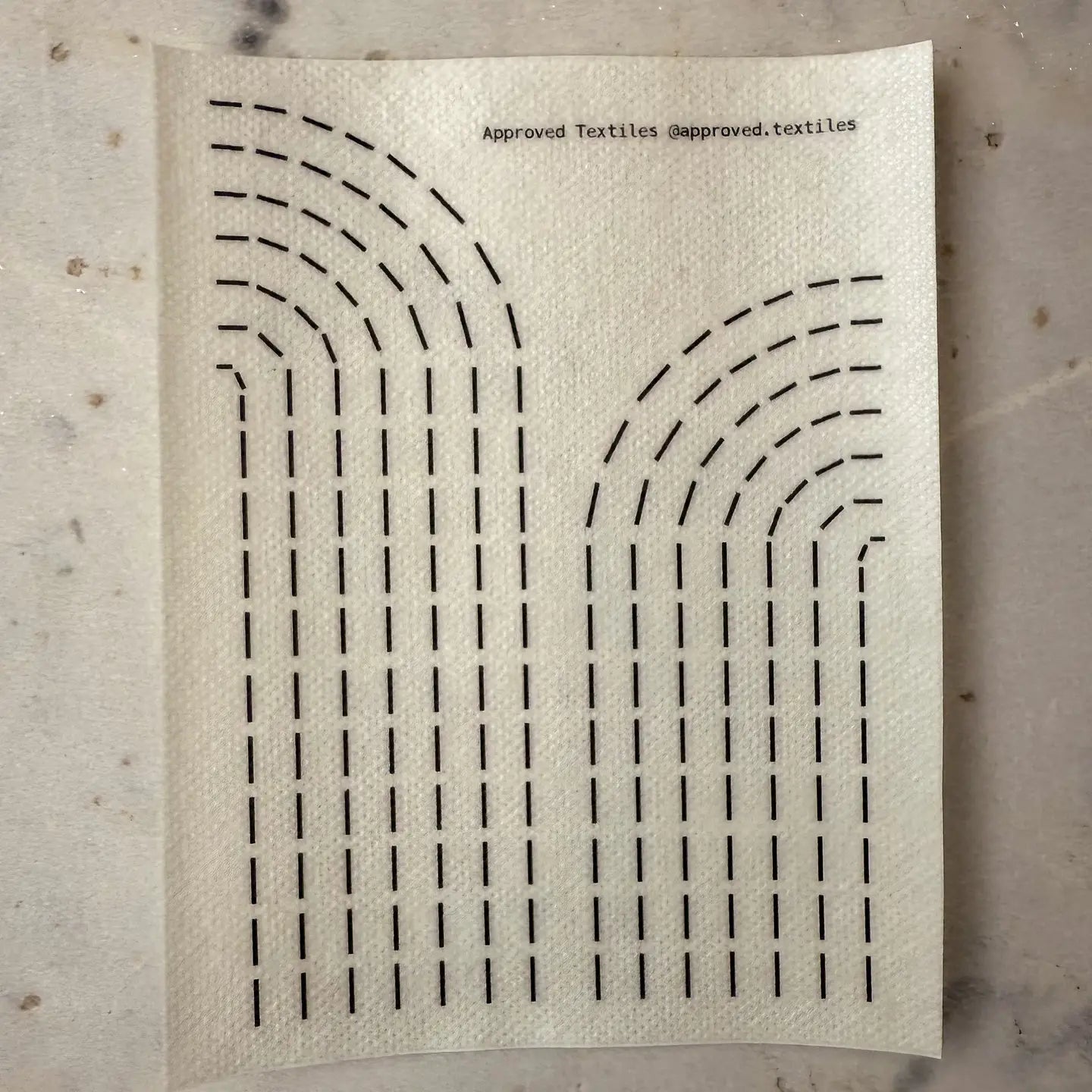 Bauhaus Mending and Embroidery Transfer