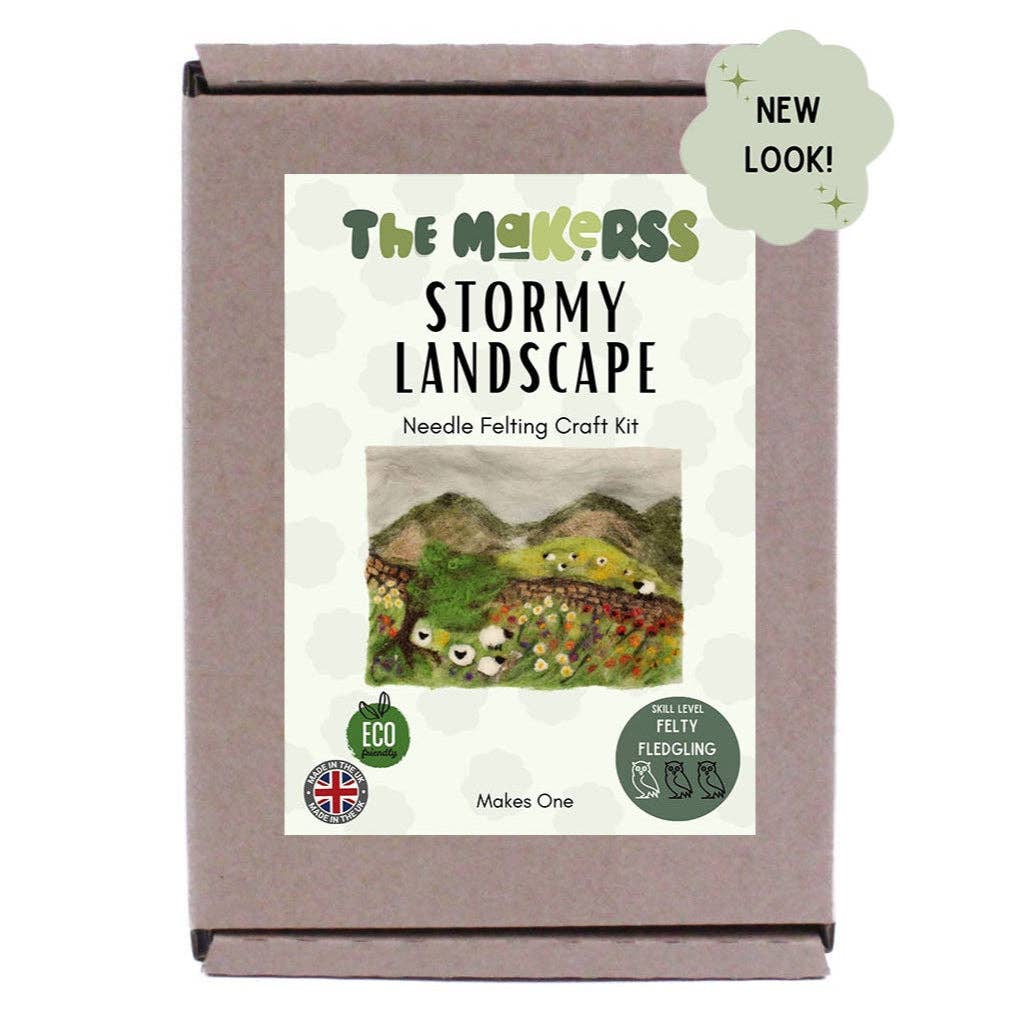 Stormy Landscape Needle Felt Kit