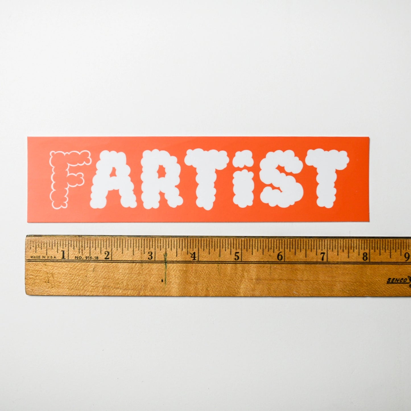 FARTIST bumper sticker