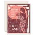 Wrapping You and Your Little One in Love Letterpress Card