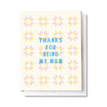 Thanks for being my mom quilt card