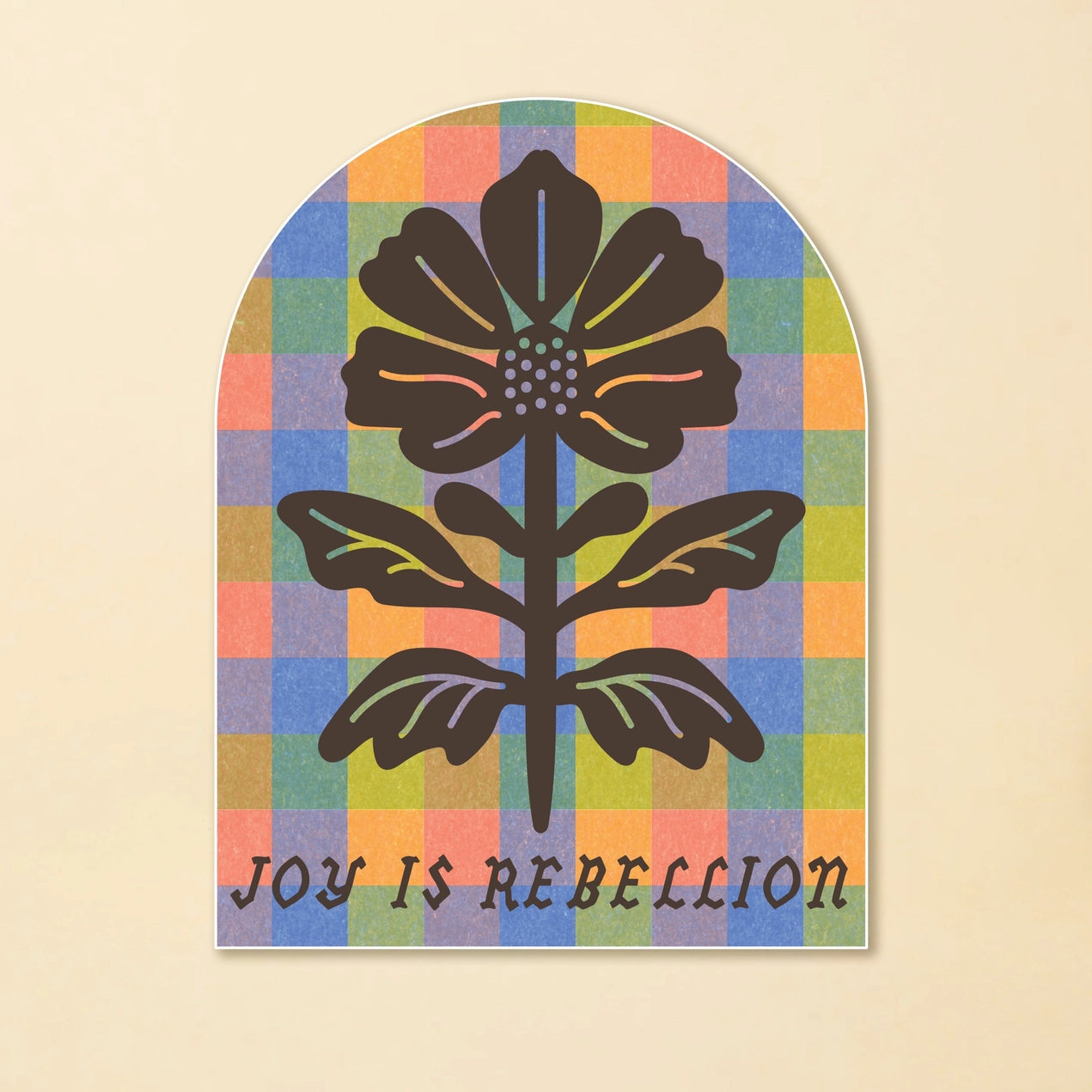 Joy is Rebellion sticker - Tender Loving Empire