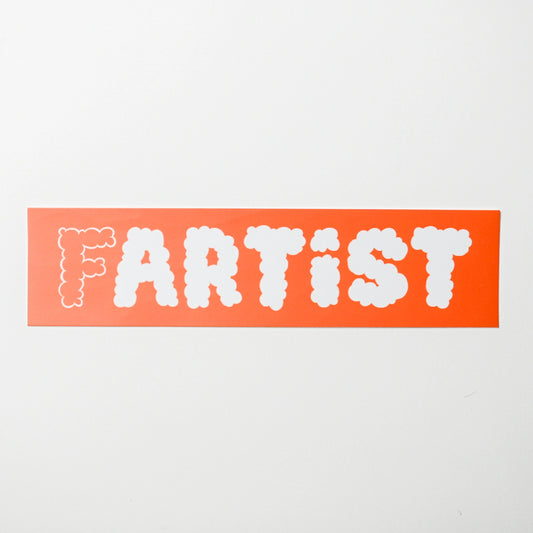 FARTIST bumper sticker