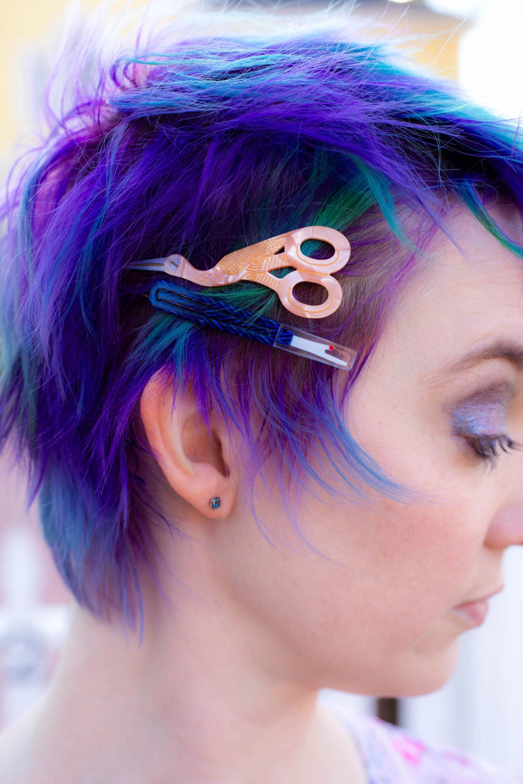 Sewing kit hair clip set