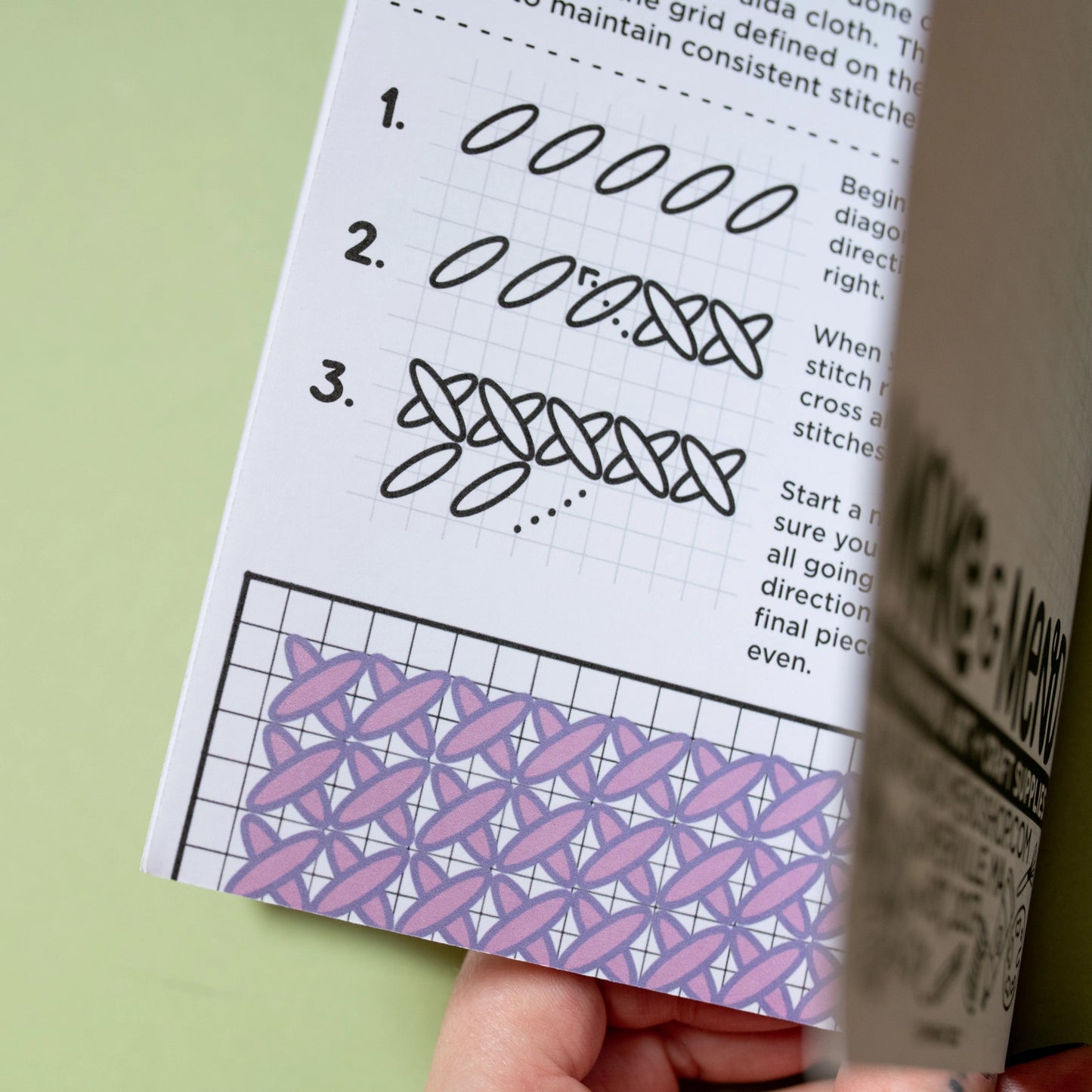 Embroidery and cross stitch basics zine
