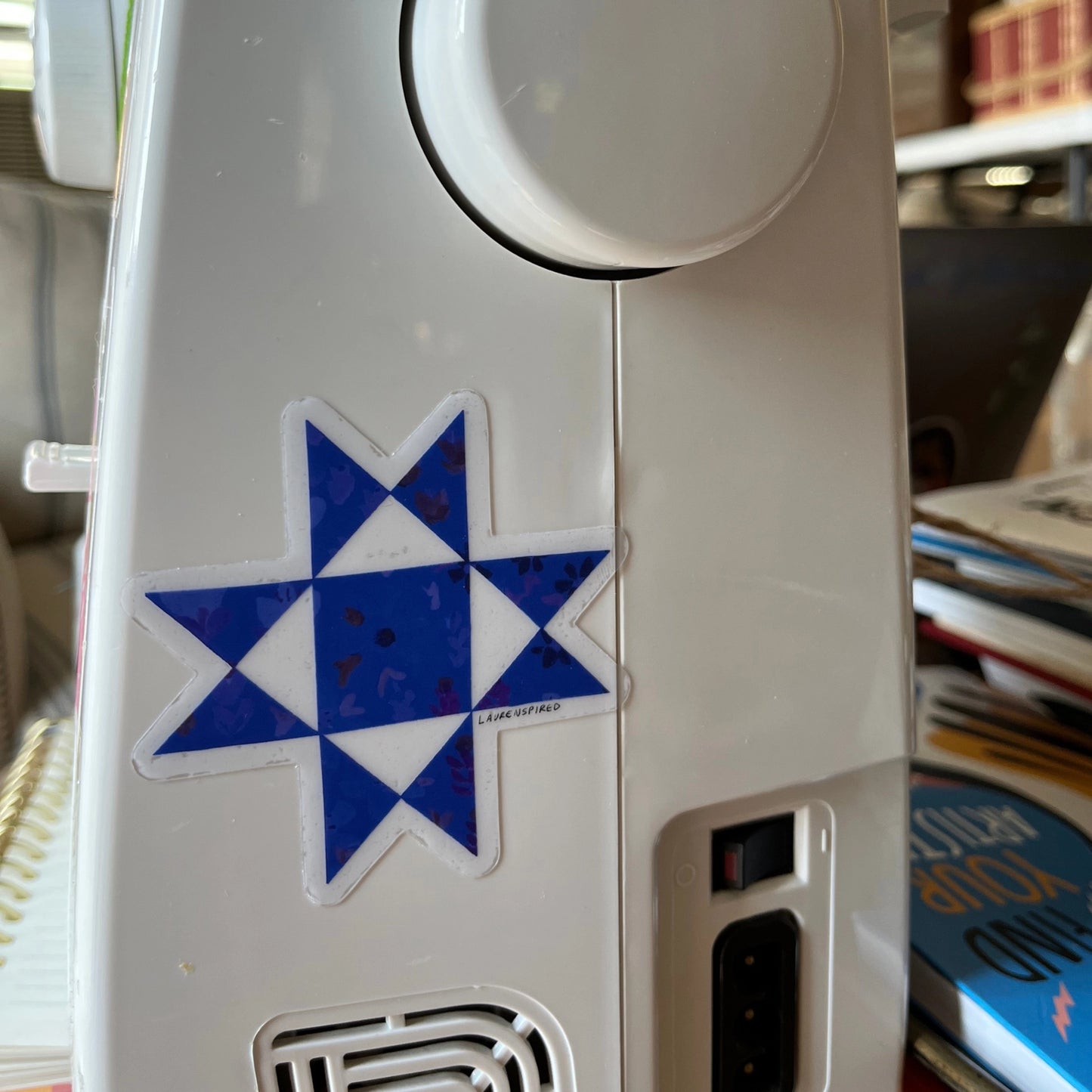 Blue Ohio Star Sticker - Laurenspired