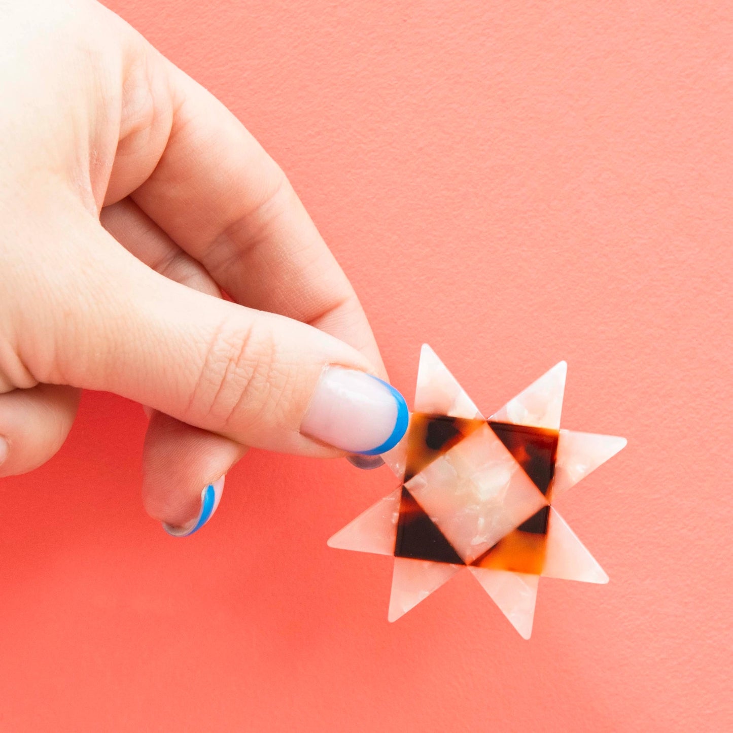 Sawtooth Star Hair Clip - Sarah Hearts