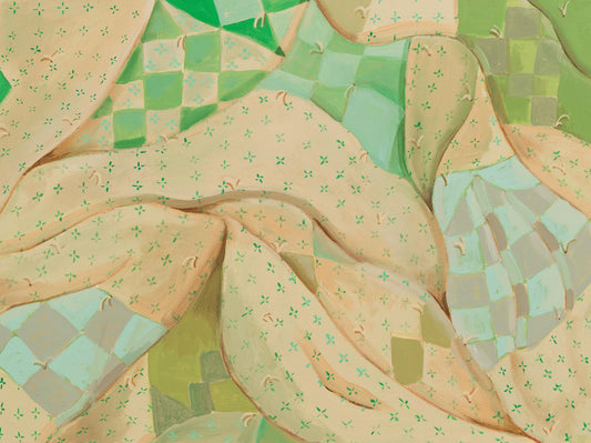 Green and cream 8 x 10 Quilt Print - Laurenspired