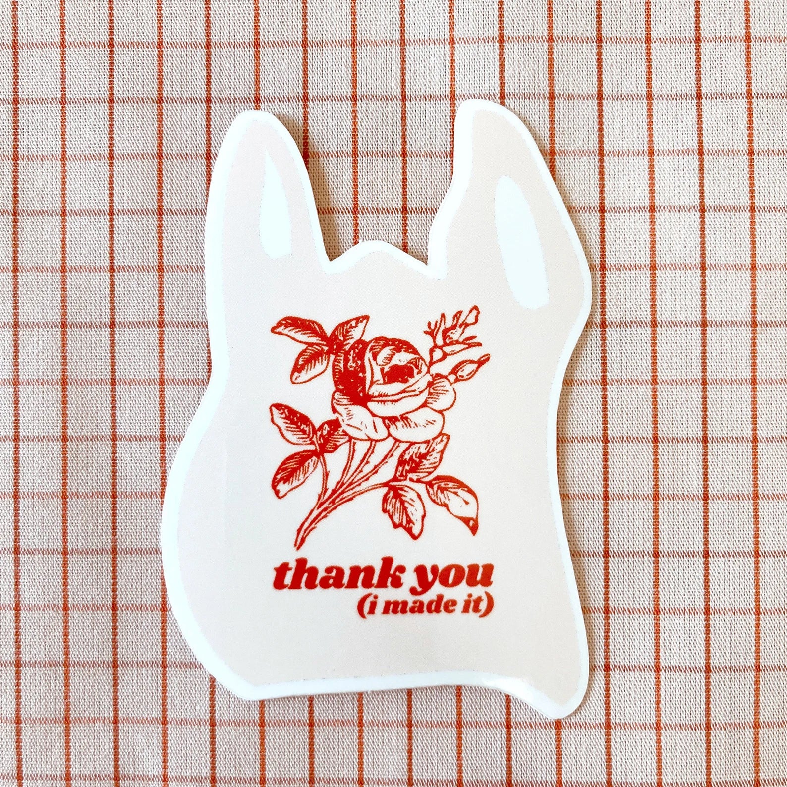 thank you, i made it! sticker